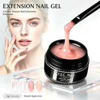 Gel de construction pour extension d'ongles nude 30 ml, haute viscosité, pour manucure en salon, livraison rapide, faible MOQ, vente en gros
