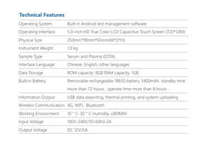 Offre Spéciale prix direct d'usine DMYT02 analyseur d'immunoessai vétérinaire de fluorescence de progestérone Mobile portable - Product Image 5