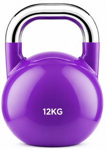 Kettlebell en acier réglable NOVISON Jk-26626-02 avec poignée ergonomique, code couleur, qualité professionnelle, pour CrossFit et musculation à domicile - Product Image 2