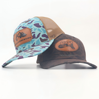 Casquettes de camionneur Richardson 112 avec patch en cuir personnalisé, casquette de camionneur en coton à 6 panneaux, vente chaude, style hip-hop pour la plage