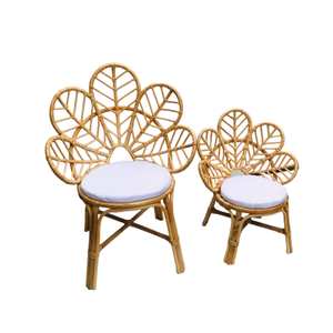 Silla de mimbre para niños, mobiliario de diseño novedoso - Product Image 1