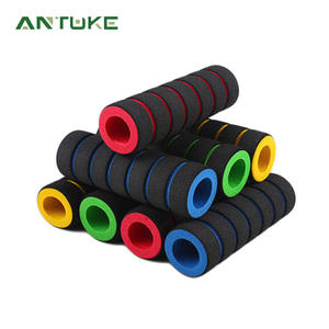 Empuñaduras de espuma para manillar de bicicleta, 22,2mm, antideslizantes, para bicicletas de carretera, ciclismo, negro, verde - Product Image 5