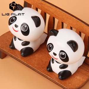 Ornamen kepala bergoyang otomatis Panda harta karun nasional, 2 inci dekorasi rumah Tahun Baru China - Product Image 4