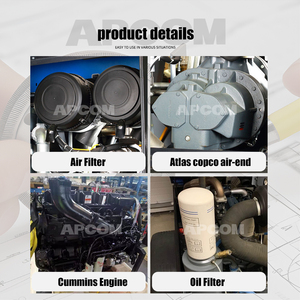 APCOM 185-1000 cfm 16bar 17bar 18bar 20bar 22bar <span class=keywords><strong>compresseur</strong></span> d'air à vis diesel moteur diesel de ar 16 17 18 20 22 bar ncompresor - Product Image 3