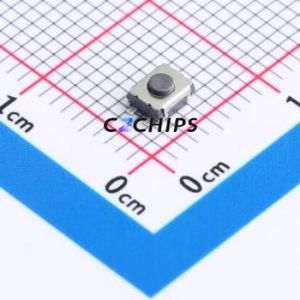 TS-1071SA-A1B3-D4 Tactile Switch SMD,3x3.5mm Switch Single Pole Single Throw Round Button 2.5N Vertical Mount - Product Image 1