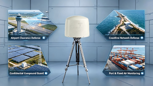 360° Vollautomatischer 24/7 Unbemannter Ultraweitbereichs-Temperatur- und Energiesparender Professioneller Fester Passiver Richtungsfinder-Radar mit 5km Reichweite - Product Image 4