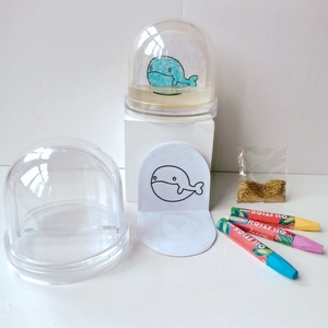 ของเล่นน้ำสำหรับเด็ก ชุดทำสโนว์โกลบพลาสติก DIY - Product Image 2