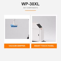 Robot de palettisation collaboratif WP-30XL, cobot palettiseur, portée extra longue de 2080 mm, machine d'empilage de boîtes en carton