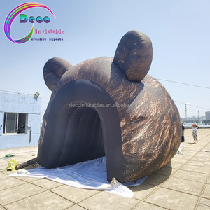 Túnel deportivo inflable El Túnel de cabeza de oso inflable de nuevo diseño se utiliza para la entrada del zoológico - Product Image 3