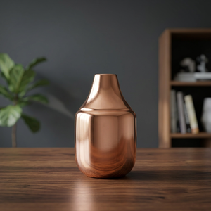 <b>Copper</b> Plated Iron <b>Vase</b> - Product Image 1