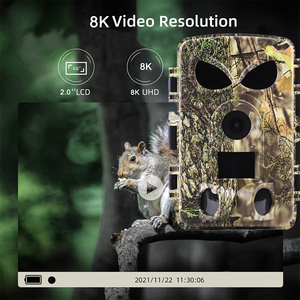Nouvelle arrivée Caméra de <span class=keywords><strong>chasse</strong></span> sur sentier Wifi 8K 60MP/48MP/42MP avec vision nocturne infrarouge <span class=keywords><strong>invisible</strong></span> <span class=keywords><strong>LED</strong></span> 850NM Caméra de <span class=keywords><strong>chasse</strong></span> sur sentier - Product Image 3