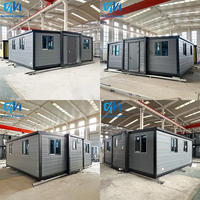 Maisons préfabriquées 20/40 pieds, 3 chambres, maison conteneur moderne pliable, bâtiment modulaire portable prêt à l'emploi