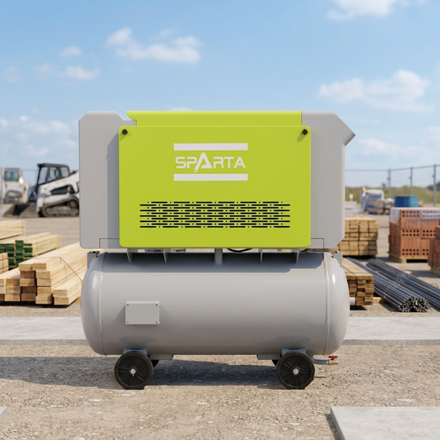 Stationary VSD Small Volume 7.5kW 10bar Lubricated Screw Air Compressor with 200L Tank Motor & Engine Energy Conservation