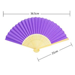 Portable 8\" Eco-Friendly Bamboo Hand Fan Personalized Music Style Home Decor New Year Business <b>Gifts</b> Painted Bamboo Crafts - Product Image 6