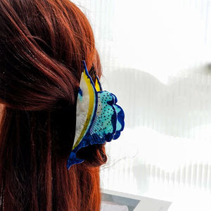 CANYUAN Design personnalisé de haute qualité 14cm grande griffe de poils d'animaux en acétate épissé mignon pince à griffe d'espadon personnalisé en gros - Product Image 6