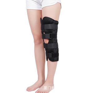 <b>Knee</b> <b>Brace</b> Breathable Adjustable <b>Support</b> For Joint Protection Unisex Black Size One Size - Product Image 1