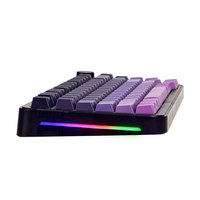 Clavier de jeu mécanique tri-mode 75 % en stock usine, clavier de jeu mécanique sans fil RGB 82 touches en stock, vente chaude