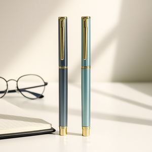 <span class=keywords><strong>Penna</strong></span> <span class=keywords><strong>Stilografica</strong></span> di Lusso EF con Pennino Extra <span class=keywords><strong>Fine</strong></span> per Scrittura di Precisione in Contabilità Finanziaria, Corpo in Metallo, Forniture per Ufficio - Product Image 2