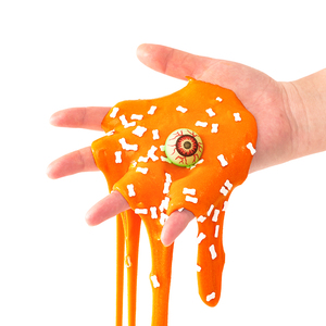 Super <span class=keywords><strong>Cool</strong></span> Poop Crystal Putty Halloween Embalaje colorido Arena móvil Más juego con accesorios Cute Funny Slime - Product Image 2