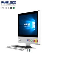 Panneau industriel PC de 21.5 pouces avant étanche IP65 monté écran tactile capacitif tout-en-un stock industriel en aluminium