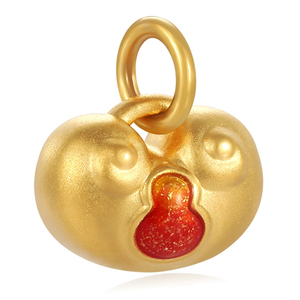 2025 haut de gamme mode solide 24K or pendentifs à breloque pour femmes dames fiançailles bijoux fins - Product Image 1