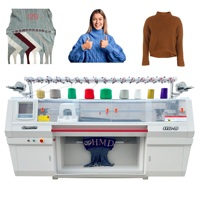 Machine à Tricoter Automatique Informatisée pour Bonnets, Pulls, Écharpes et Plats