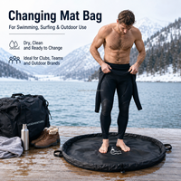 Sac de change portable OEM pour combinaison de plongée, tapis imperméable pour la plage et les sports nautiques en eau froide