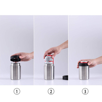 Pendingin Kaleng dan Botol Bir dari Baja Anti Karat Vakum Terisolasi Khusus 12 oz