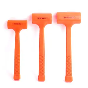 Local stock in America! Winmax 2LB Dead Blow Mallet Orange Soft Rubber Unicast Hammer
