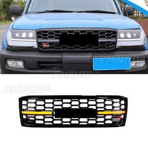 Bandes décoratives LED pour calandre de voiture, kit carrosserie de calandre de course, calandre avant pour Toyota Land Cruiser LC100 2008+ Extérieur - Product Image 1