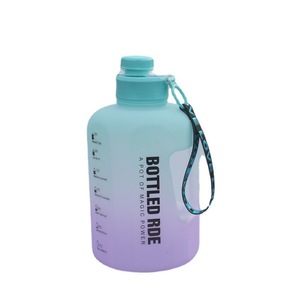 2.2 Litre Custom Logo BPA Free Gym Water Jug PETG Sport Bottle Eco Friendly Plastic Half 1/2 Gallon Water Bottle