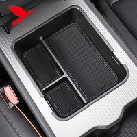 Pour Chery Jetour T1 2025 Accessoires intérieurs de voiture Console centrale Accoudoir Boîte de rangement pour gants Noir 1 pièce