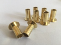 Rivets à tête dôme ouverte en fer et aluminium pour fixation métallique