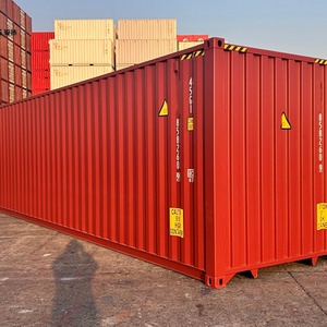 Conteneur maritime sec certifié ISO 40'HQ 40 pieds en acier Corten, chambre de stockage de marchandises marine, porte latérale standard, capacité 72 CBM - Product Image 1