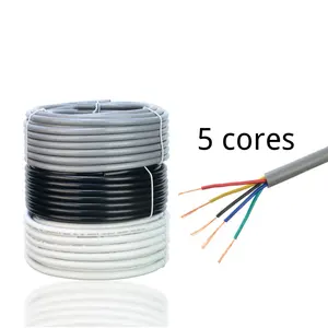 H05vv - F 5x2 . 5 Mm Sq Flexible Electrical Power Cable PVC Insulation Control Cable With Solid Conductor For Construction Use