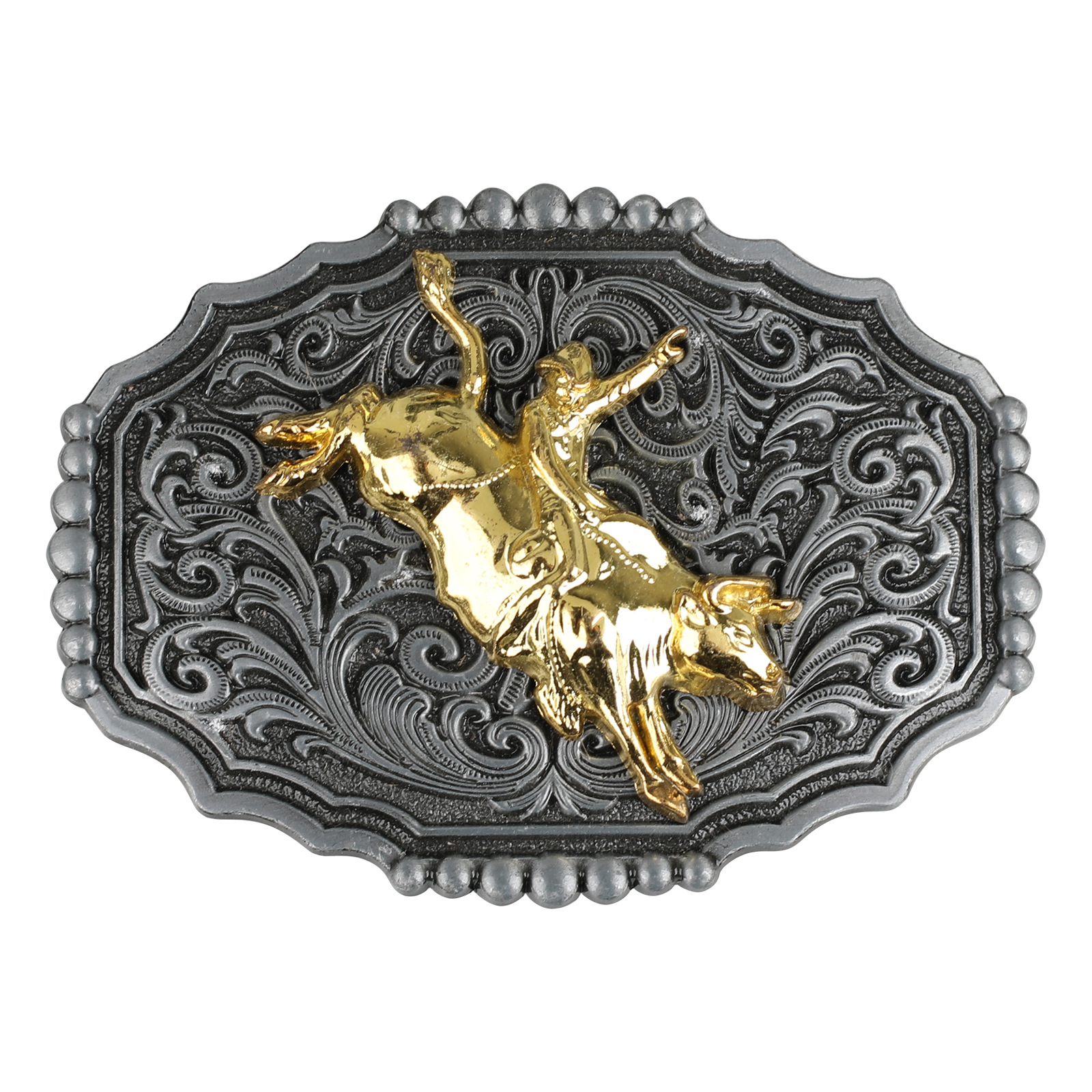 Golden riding bull 07