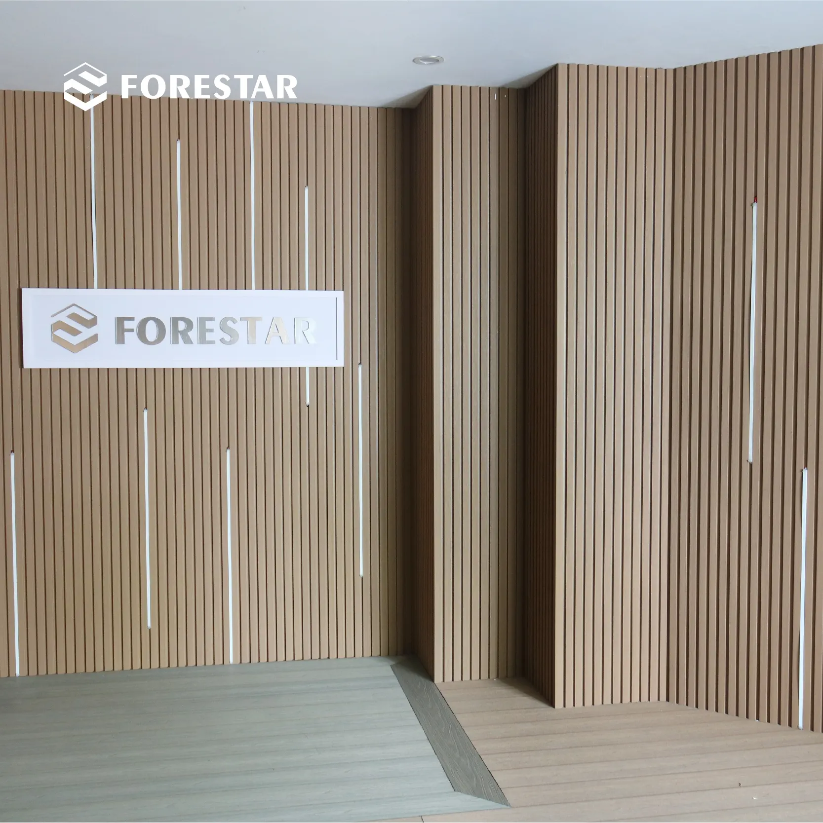 Modern WPC Exterior Outdoor Decorative Wall Cladding Panel Design Co-extrusion Panel Wooden Siding Board Building House