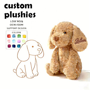 <span class=keywords><strong>Peluche</strong></span> Personalizzato per Cani, Giocattolo Morbido Premium <span class=keywords><strong>con</strong></span> <span class=keywords><strong>Nome</strong></span> o Logo Ricamato per Regali e Promozioni - Product Image 1