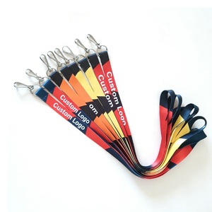 Cordón <span class=keywords><strong>de</strong></span> poliéster personalizado con logo para permisos <span class=keywords><strong>de</strong></span> trabajo, cuerda colgante <span class=keywords><strong>de</strong></span> nailon con serigrafía, correa para colgar el teléfono - Product Image 5