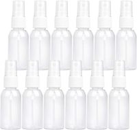 Bouteilles de pulvérisation 30ml 1oz clair vide fine brume plastique mini bouteille de voyage ensemble petits contenants de liquide rechargeables