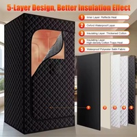 Sauna Portátil Plegable Moderna de 3L, Impermeable, con Vapor Húmedo, para Spa en Casa, Calentamiento Rápido, Cabina de Sauna Personal