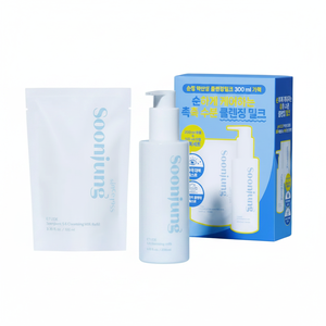 ETUDE Soonjung 5.6 <b>200ml</b> Refill Set + 100ml Good Quality Facial Cleanser Cleansing <b>Milk</b> - Product Image 2