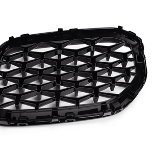 Grille noire brillante ABS de haute qualité pour <span class=keywords><strong>BMW</strong></span> <span class=keywords><strong>X5</strong></span> G05 2019 + grille de pare-chocs avant automatique de style diamant - Product Image 4