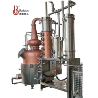 300L Still Chauffage électrique High Proof Grain Neutral Spirit pour la fabrication de gin et la redistillation pour gin Alcool Still Machine