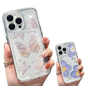 Many Kinds Ins Fashion Transparents Silicones Phone Cases for iphone 15 Plus ProMax 14 13Mini 12 11 Mobile Phone Back Cover Gift