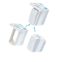 Probebi DC003 Baby Lock Nouvelle version 4 serrures serrures magnétiques à 1 clé Caractéristiques de sécurité pour portes d'armoire