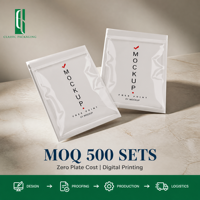 Sachet Doypack Personnalisable à Trois Soudures Latérales en PET+PE pour Impression Héliogravure, Qualité Alimentaire, Finition Mate, pour Emballage de Poudre de Café Drip
