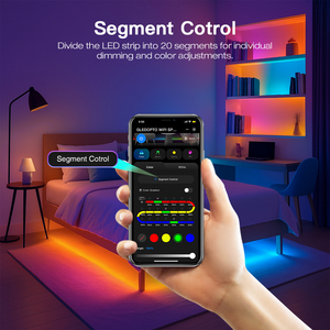Controlador de Píxeles SPI Tuya GLEDOPTO, Iluminación Dinámica RGBW RGB, Sincronización con Música, Control por WiFi y ZigBee, App Smart Life, Compatible con <span class=keywords><strong>Google</strong></span> Assistant - Product Image 4