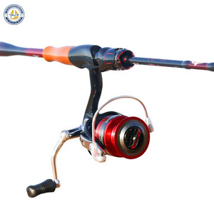 Canne à pêche Yj Aquahunter 6m, action moyenne rapide, pour la pêche au bar, avec guides SIC et ensemble moulinet baitcast. - Product Image 4