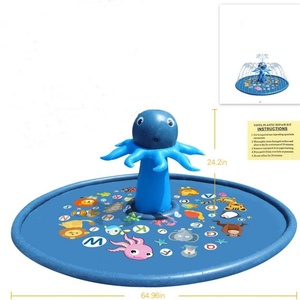 Piscine gonflable en PVC avec arroseur pieuvre de 67 pouces, jouets aquatiques d'été pour enfants, pour pelouse, piscine, jeux en plein air - Product Image 2